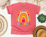 First Grade Rainbow graphic tee in Watermelon
