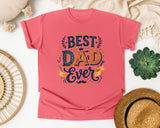 Best Dad Ever Grey 6 graphic tee in Watermelon