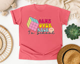 Game Over Back To School graphic tee in Watermelon