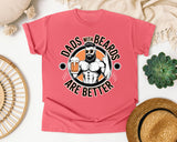 Dads With Beards Are Better Black graphic tee in Watermelon