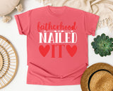 Fatherhood Nailed It White 2 graphic tee in Watermelon