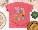 Welcome Back To School Apple graphic tee in Watermelon