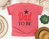 Dad To Be White graphic tee in Watermelon