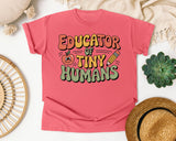 Educator Of Tiny Humans Grey 2 graphic tee in Watermelon
