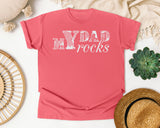 My Dad Rocks Classic graphic tee in Watermelon