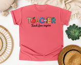 Teacher Teach Love Inspire graphic tee in Watermelon