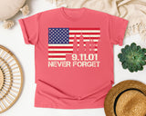 Never Forget Red graphic tee in Watermelon