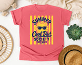 Summer Cool Dad Society Yellow graphic tee in Watermelon