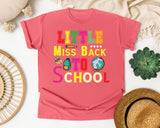 Little Miss Back To School Bright graphic tee in Watermelon