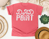 Dad Bod On Point White 2 graphic tee in Watermelon