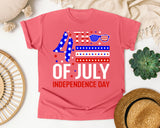 4th Of July Independence Day graphic tee in Watermelon