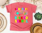 Game Over Back To School Retro Controller graphic tee in Watermelon