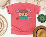 Best Dad Ever Grey 2 graphic tee in Watermelon