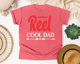 Reel Cool Dad White 2 graphic tee in Watermelon