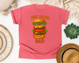 Grill Master Dad Orange graphic tee in Watermelon