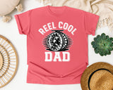 Reel Cool Dad White graphic tee in Watermelon