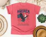 We The People 250 Years graphic tee in Watermelon