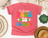 Welcome Back To School Pencil graphic tee in Watermelon