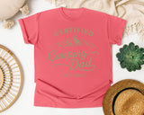 Certified Camping Dad Grey graphic tee in Watermelon