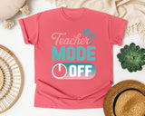 Teacher Mode Off Switch graphic tee in Watermelon