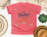 Fatherhood Is A Blessing Grey 2 graphic tee in Watermelon