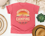 Father And Son Camping Buddies For Life graphic tee in Watermelon