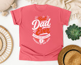 Best Dad Ever Fueled By Coffee White graphic tee in Watermelon