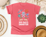 100 Days Smarter Astronaut graphic tee in Watermelon