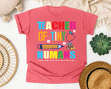 Teacher Of Tiny Humans Pencil graphic tee in Watermelon