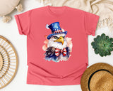 Eagle In Patriotic Hat graphic tee in Watermelon