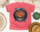 Everybody Chill Dad Is On The Grill Black graphic tee in Watermelon