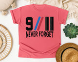 Never Forget Black graphic tee in Watermelon