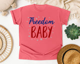 Freedom Baby graphic tee in Watermelon
