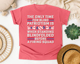 Blind Patriotism graphic tee in Watermelon
