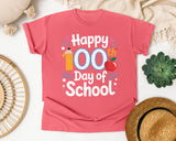 Happy 100th Day Of School Pencil graphic tee in Watermelon