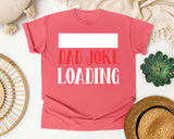 Dad Joke Loading White graphic tee in Watermelon