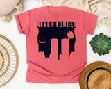 Never Forget White 8 graphic tee in Watermelon