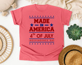 Made In America 4th Of July graphic tee in Watermelon