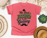 The Best Father In The Galaxy graphic tee in Watermelon