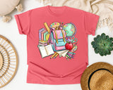 Backpack And Books graphic tee in Watermelon