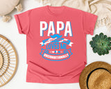 Papa The Only Man Who Loves Me Unconditionally White graphic tee in Watermelon