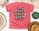 Fourth Grade Crew graphic tee in Watermelon