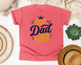 Best Dad Ever Gold graphic tee in Watermelon