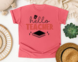 Hello Teacher Books graphic tee in Watermelon