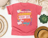 Back To School Learning Every Day The Fun Way graphic tee in Watermelon