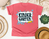 Kindergarten Notebook Bow graphic tee in Watermelon