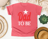 Dad To Be White 2 graphic tee in Watermelon