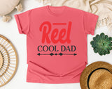 Reel Cool Dad White 3 graphic tee in Watermelon