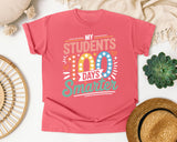 My Students 100 Days Smarter graphic tee in Watermelon