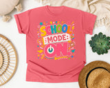 School Mode On graphic tee in Watermelon